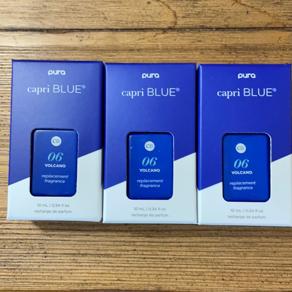 Pura Capri Blue Volcano scent diffuser refills